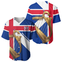 Commonwealth Of England Flag Golden Harp Baseball Jersey Historical British Heritage