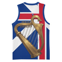 Commonwealth Of England Flag Golden Harp Basketball Jersey Historical British Heritage