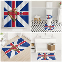 Commonwealth Of England Flag Golden Harp Bathroom Set Historical British Heritage