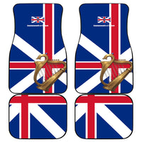 Commonwealth Of England Flag Golden Harp Car Mats Historical British Heritage