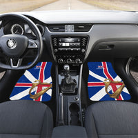 Commonwealth Of England Flag Golden Harp Car Mats Historical British Heritage