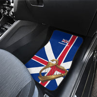 Commonwealth Of England Flag Golden Harp Car Mats Historical British Heritage