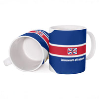 Commonwealth Of England Flag Golden Harp Ceramic Mug Historical British Heritage