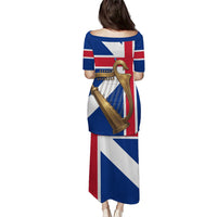 Commonwealth Of England Flag Golden Harp Puletasi Historical British Heritage