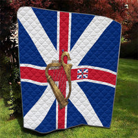 Commonwealth Of England Flag Golden Harp Quilt Historical British Heritage