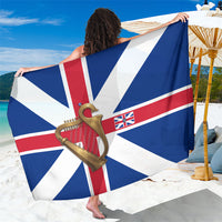 Commonwealth Of England Flag Golden Harp Sarong Historical British Heritage