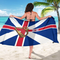 Commonwealth Of England Flag Golden Harp Sarong Historical British Heritage