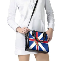 Commonwealth Of England Flag Golden Harp Shoulder Handbag Historical British Heritage