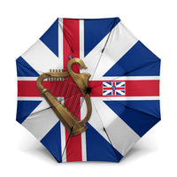 Commonwealth Of England Flag Golden Harp Umbrella Historical British Heritage