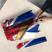Commonwealth Of England Flag Golden Harp Umbrella Historical British Heritage