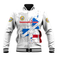 Commonwealth Of England Map Baseball Jacket Historical British Isles Flag Silhouette