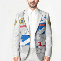 Commonwealth Of England Map Blazer Historical British Isles Flag Silhouette