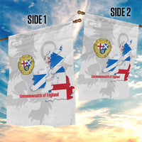 Commonwealth Of England Map Garden Flag Historical British Isles Flag Silhouette
