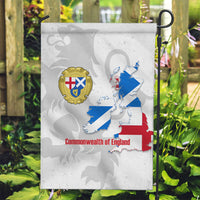 Commonwealth Of England Map Garden Flag Historical British Isles Flag Silhouette