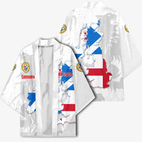 Commonwealth Of England Map Kimono Historical British Isles Flag Silhouette