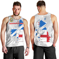 Commonwealth Of England Map Men Tank Top Historical British Isles Flag Silhouette
