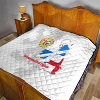 Commonwealth Of England Map Quilt Historical British Isles Flag Silhouette