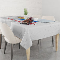 Commonwealth Of England Map Tablecloth Historical British Isles Flag Silhouette