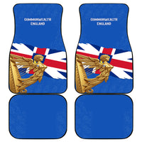Commonwealth Of England Flag Golden Angel Car Mats Historical British Heritage Winged Figure