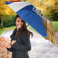 Commonwealth Of England Flag Golden Angel Umbrella Historical British Heritage Winged Figure