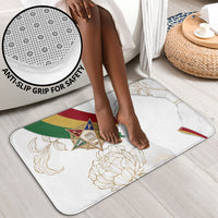 Order Of The Eastern Star Bathroom Set OES Elegant Floral Line Art Fraternal Symbolism