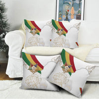 Order Of The Eastern Star Pillow Cover OES Elegant Floral Line Art Fraternal Symbolism