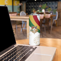 Order Of The Eastern Star Skinny Tumbler OES Elegant Floral Line Art Fraternal Symbolism
