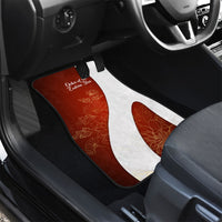 OES Order Of The Eastern Star Car Mats Five Pointed Star Emblem With Gold Floral Art