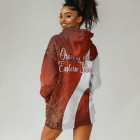 OES Order Of The Eastern Star Hoodie Dress Five Pointed Star Emblem With Gold Floral Art