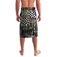 Silly Goose Team Racing Lavalava Colorful Street Graffiti Checkered Flag