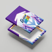 Glasgow 2026 Canvas Wall Art Scotland Dynamic Geometric Athlete Graphic Art