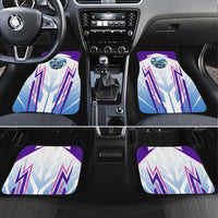 Glasgow 2026 Car Mats Scotland Dynamic Geometric Athlete Graphic Art