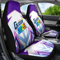 Glasgow 2026 Car Seat Cover Scotland Dynamic Geometric Athlete Graphic Art