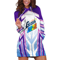 Glasgow 2026 Hoodie Dress Scotland Dynamic Geometric Athlete Graphic Art