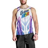 Glasgow 2026 Men Tank Top Scotland Dynamic Geometric Athlete Graphic Art