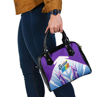 Glasgow 2026 Shoulder Handbag Scotland Dynamic Geometric Athlete Graphic Art