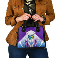 Glasgow 2026 Shoulder Handbag Scotland Dynamic Geometric Athlete Graphic Art