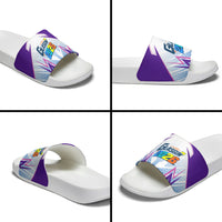 Glasgow 2026 Slide Sandals Scotland Dynamic Geometric Athlete Graphic Art