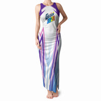 Glasgow 2026 Tank Maxi Dress Scotland Dynamic Geometric Athlete Graphic Art