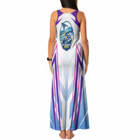 Glasgow 2026 Tank Maxi Dress Scotland Dynamic Geometric Athlete Graphic Art