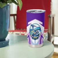 Glasgow 2026 Tumbler Cup Scotland Dynamic Geometric Athlete Graphic Art