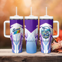Glasgow 2026 Tumbler With Handle Scotland Dynamic Geometric Athlete Graphic Art