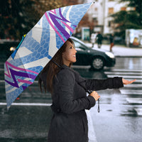 Glasgow 2026 Umbrella Scotland Dynamic Geometric Athlete Graphic Art