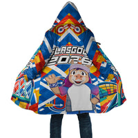 Glasgow 2026 Scotland Cloak Thistle Vibrant Tartan Cartoon Character
