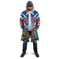 Glasgow 2026 Scotland Cloak Thistle Vibrant Tartan Cartoon Character