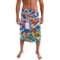 Glasgow 2026 Scotland Lavalava Thistle Vibrant Tartan Cartoon Character