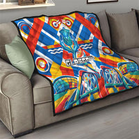 Glasgow 2026 Scotland Quilt Thistle Vibrant Tartan Cartoon Character