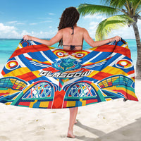 Glasgow 2026 Scotland Sarong Thistle Vibrant Tartan Cartoon Character