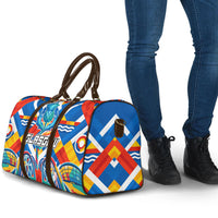 Glasgow 2026 Scotland Travel Bag Thistle Vibrant Tartan Cartoon Character