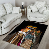 La Merce Festival Barcelona Area Rug Catalan Tradition Celebration Sagrada Familia Fireworks Art